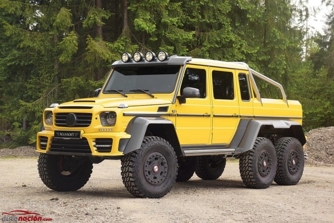 Mansory vuelve a la carga: 840 CV y 1.000 Nm de par para el brutal Mercedes G63 AMG 6×6