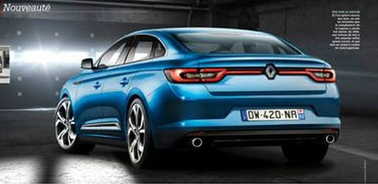 Renault Laguna 2016 trasera