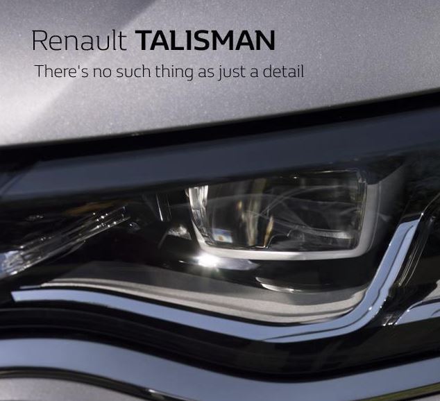 Nuevos detalles del Renault Talismán: Dos nuevos teasers de la berlina que debutará el próximo día 6