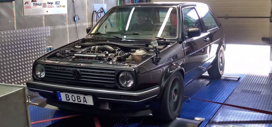 ¿De 100 a 200 km/h en 3.03 segundos?: Sí, este Golf MK2 2.0L 16V Turbo de 1989 con 1233 CV puede