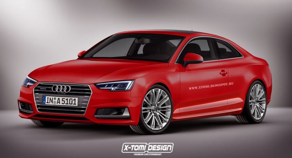 Audi A5 coupé: Primeros renders sobre las novedades mostradas en el A4