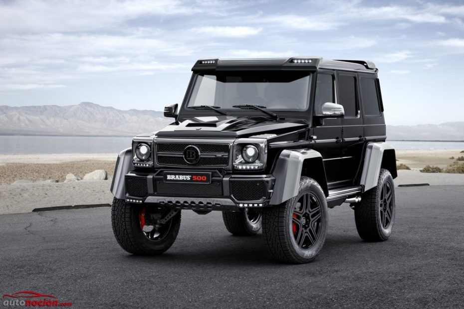 500 CV y un exterior de infarto para el mastodóntico y salvaje Mercedes G500 4×4² de BRABUS