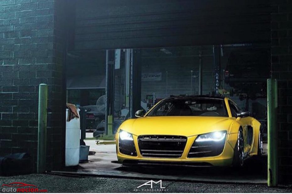 El Audi R8 ya tiene una preparación obra de Liberty Walk y la veremos en el SEMA Show