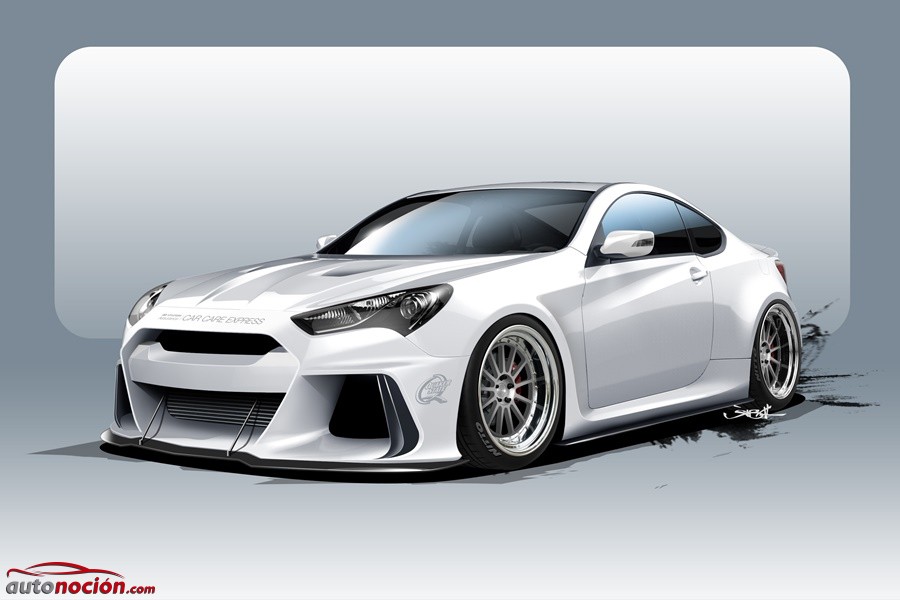 Hyundai Solus Genesis Coupé: Más de 500 CV para enfrentarse a los RC F y M4 en el SEMA Show