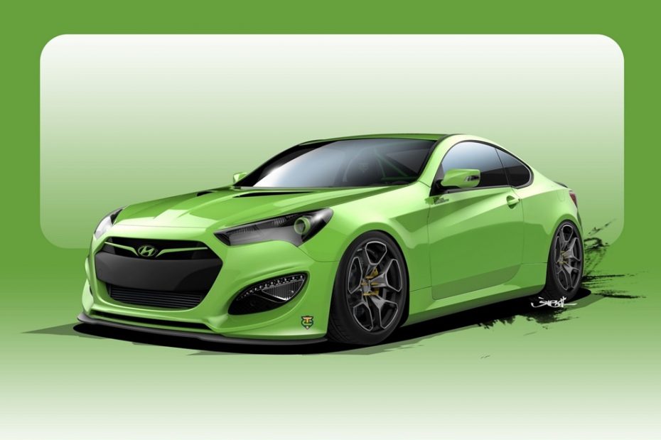 Hyundai Genesis Coupe Tjin Edition: Otra bestia coreana de 500 CV para el SEMA Show