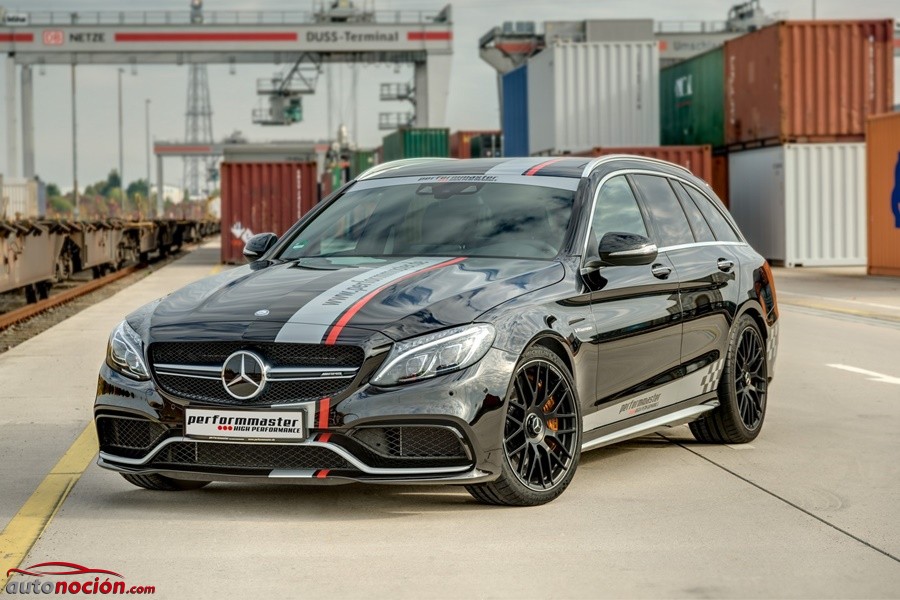 Tan salvaje como familiar: 612 CV y un sonido abrumador para el Mercedes-AMG C63 S Estate de Performmaster