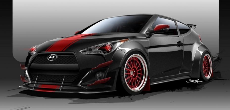 BTR nos muestra su nuevo proyecto: Un Hyundai Veloster Turbo que reside en el «lado oscuro»