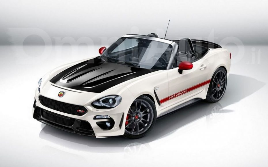 Y ahora, un render el Fiat 124 tras someterse al tratamiento de Abarth…