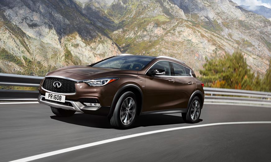 El Infiniti QX30 da la cara con «un aspecto más musculoso»