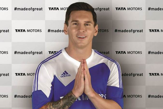 Lionel Messi firma como embajador de marca por dos años con Tata Motors