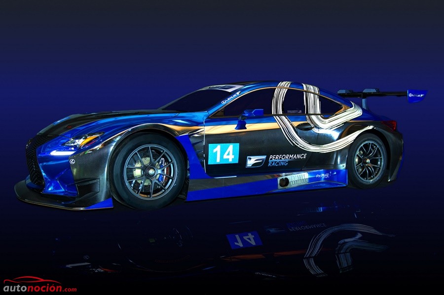 El regreso de Lexus a la competición será por todo lo alto: Así de salvaje luce el Lexus RC F GT3