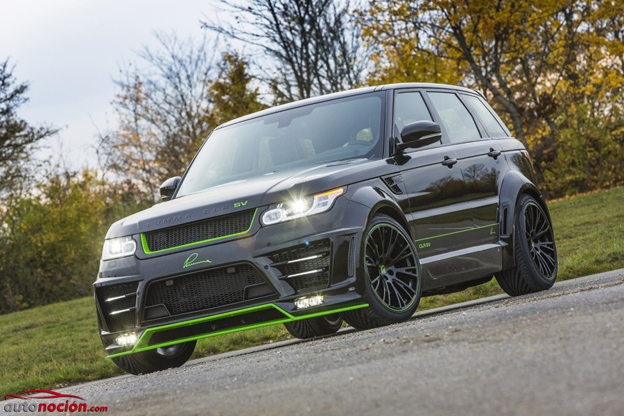 Pura fuerza bruta: Hasta 680 CV para el Range Rover Sport SVR de LUMMA Design