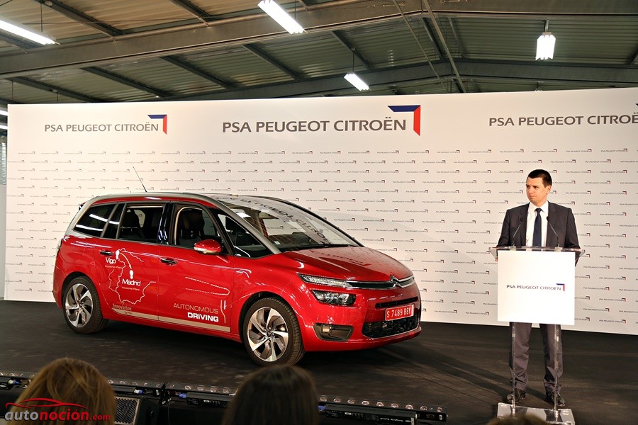 PSA Peugeot Citroën se apunta un tanto con el exitoso primer trayecto de coche autónomo en España