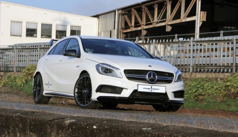 El 2.0 litros turbo de Mercedes-AMG ahora con 485 CV y los 555 Nm: El A45 ya es un misil