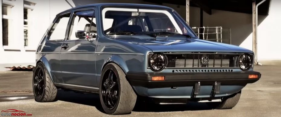 ¡Bendita locura! Este Golf Mk1 llega dispuesto a arrasar con más de 1.100 CV bajo el capó