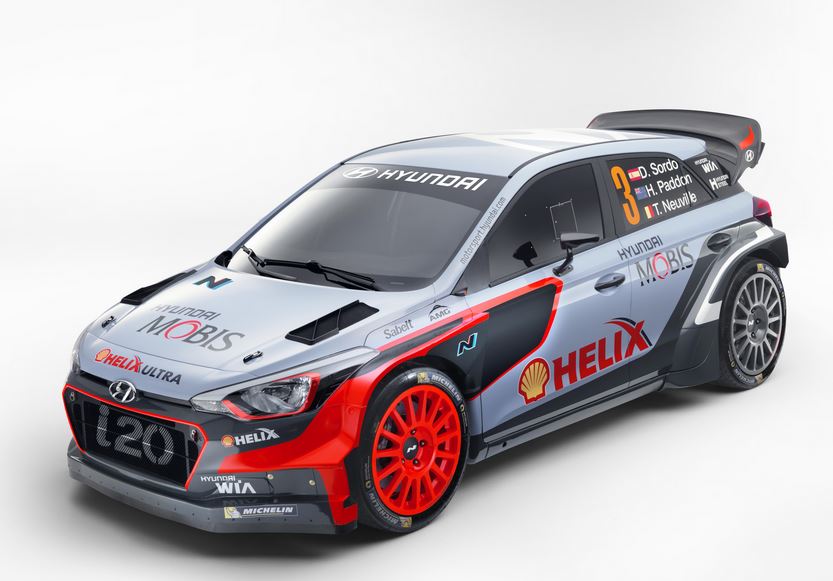 Así es el i20 WRC con el que Hyundai Motorsport correrá en el WRC 2016