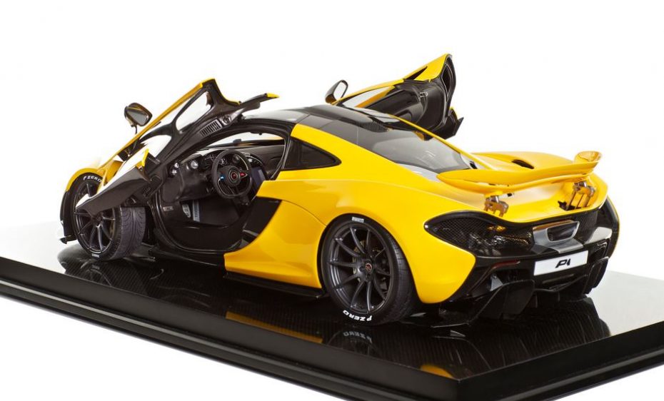 Si quieres un McLaren P1 siempre puedes comprarte esta miniatura a escala 1:8 por 11.000 euros