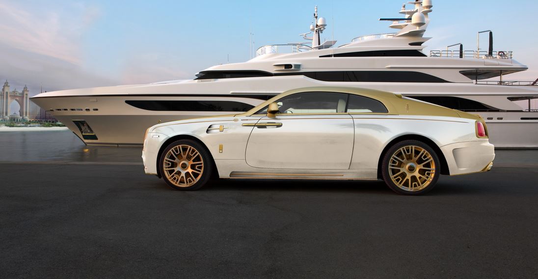 rolls royce mansory gold 2