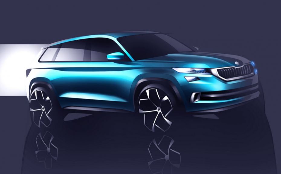 ŠKODA VisionS: El enemigo del SUV de SEAT en camino, este es el aspecto preliminar y ojo, con 6 plazas