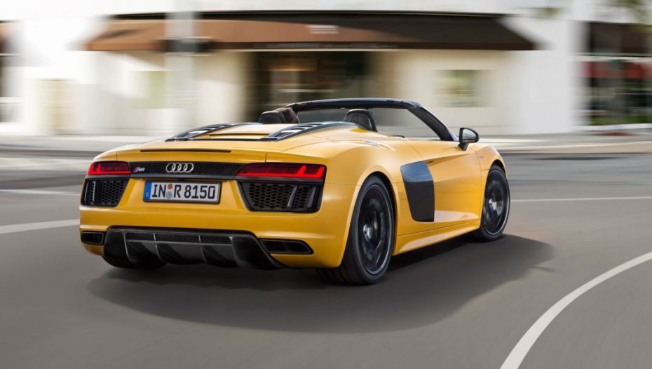 ¡Oficial!: Nuevo Audi R8 Spyder V10, hasta 318 km/h a cielo abierto