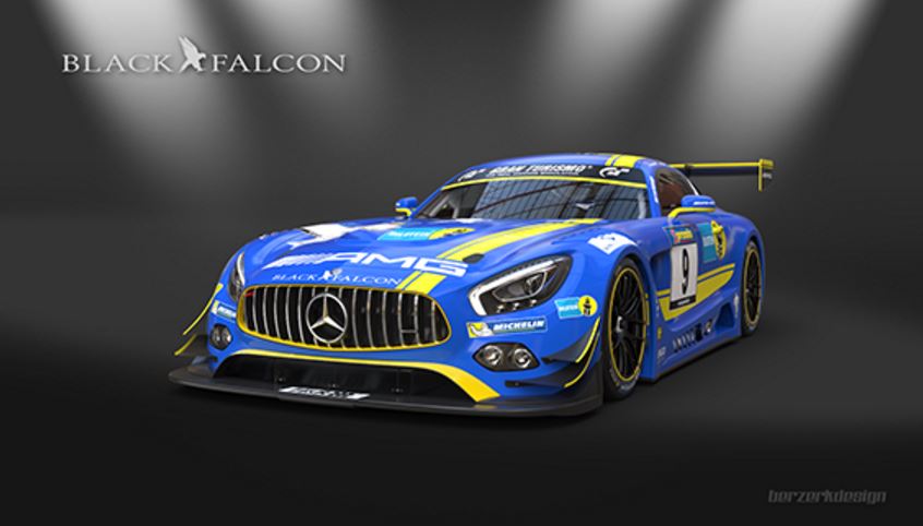 El AMG GT3 empieza a ser decorado por los equipos: Ojo a este de Black Falcon y Bilstein