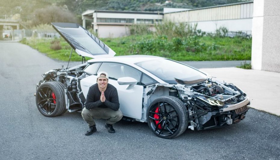 El alocado Jon Olsson ya tiene nuevo proyecto: ¿Desnudando un Lamborghini Huracan?