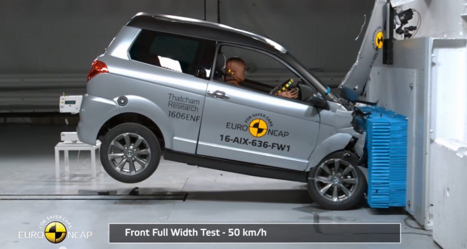 La seguridad de los cuadriciclos, en entredicho: Aquí los resultados de EuroNcap