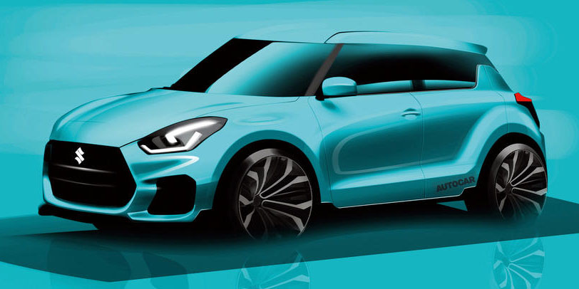 El próximo Suzuki Swift Sport llevará un motor turbo: Su peso podría ser inferior a la tonelada