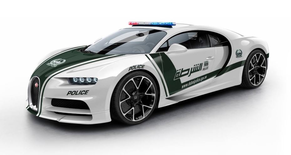 ¿1500 CV y 1600 Nm de par al servicio de la policía?: Así quedaría el Bugatti Chiron policial