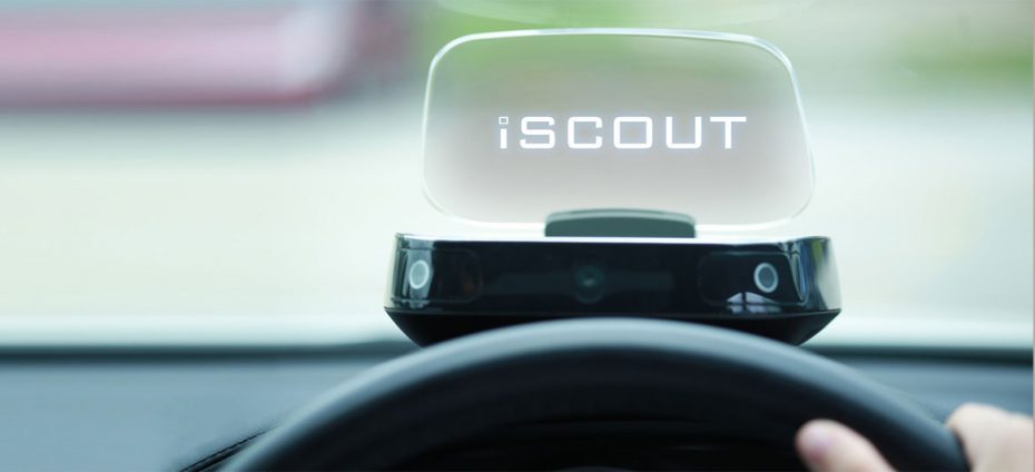 Llega iScout, el Head-Up Display portátil que podría revolucionar la conducción
