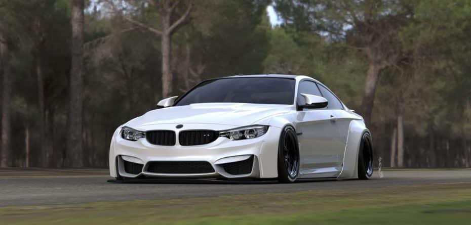 ¡Liberty Walk vuelve a la carga!: Atento a su salvaje BMW M4 con esteroides