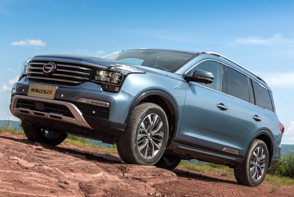 Gac s3. Trumpchi gs8. Гак гс8. GAC gs8. Китайский внедорожник gs8