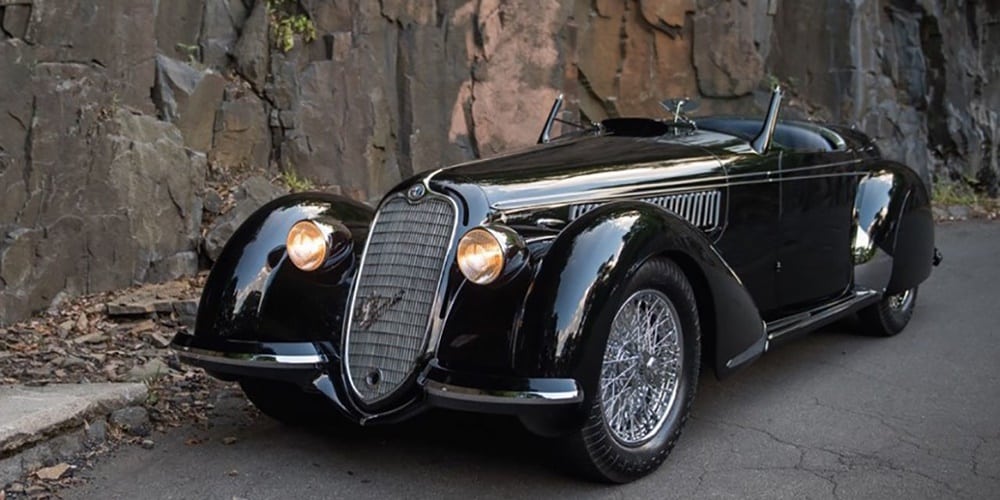 Alfa Romeo 8C 2900B Lungo Spider by Touring 1939