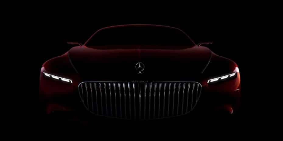 Mercedes-Maybach nos muestra el frontal de su concept: Un coupé de casi 6 metros que querrías tener en tu garaje…