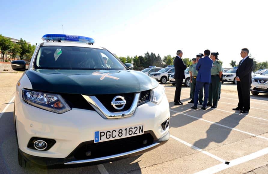 La Guardia Civil incorpora 110 Nissan X-Trail a su flota y cada uno le ha costado 28.027 euros