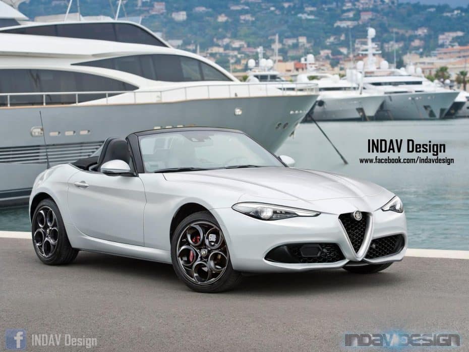 Alfa Romeo Spider 2017: Inspirado en el Giulia ¿Se hará realidad?