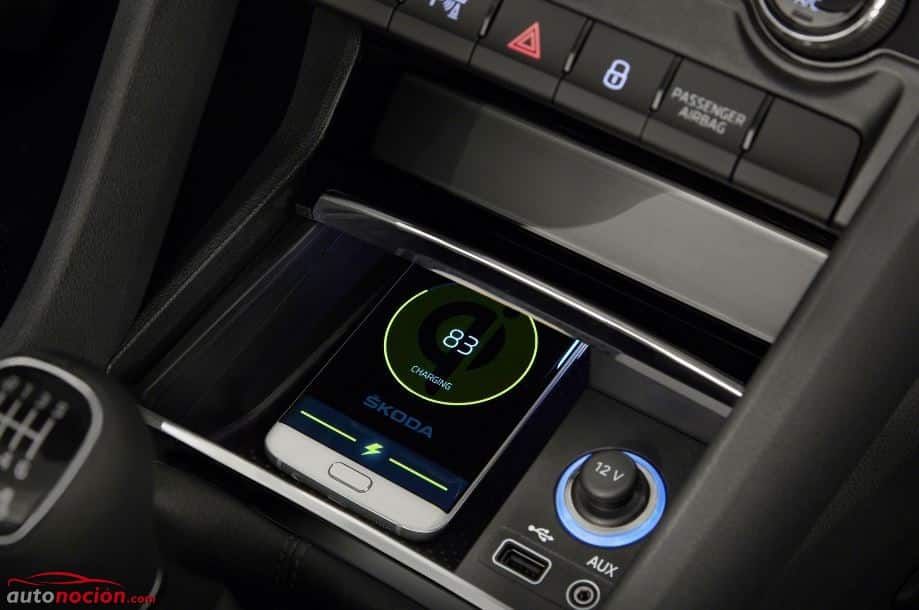 cargador inducción skoda kodiaq