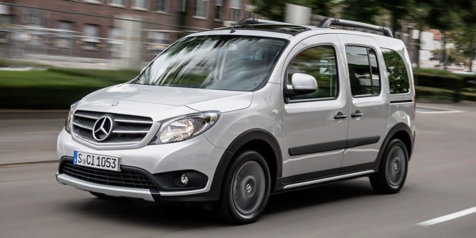 El Mercedes Citan estrena maquillaje off-road: La moda es imparable