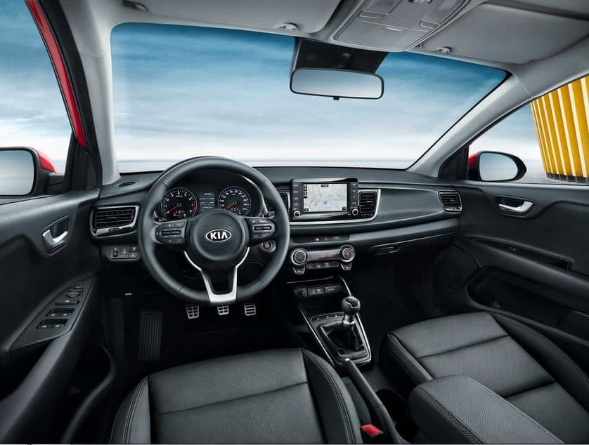 Interior nuevo kia rio