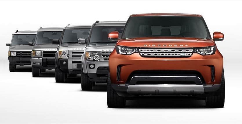 evolución land rover discovery