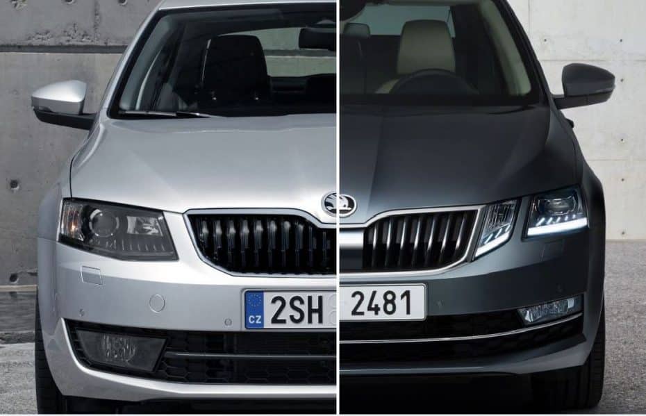 Comparación visual: Juzga tú mismo, esto es lo que ha cambiado el Skoda Octavia tras el restyling