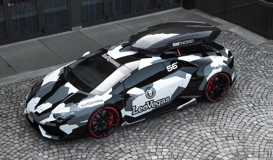 La última bestia de Jon Olsson: Un Lamborghini Huracán de 811 CV para ir a esquiar con mucho estilo