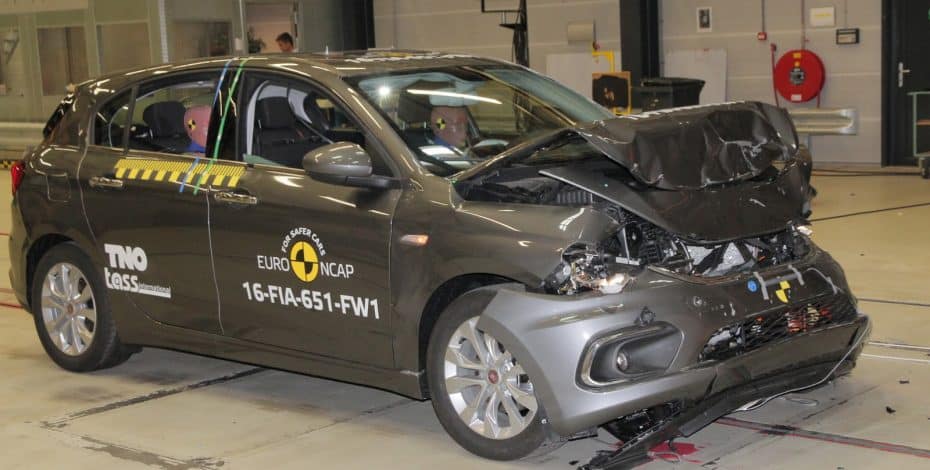 Tres estrellas EuroNCAP para el Fiat Tipo: Lejos de sus rivales