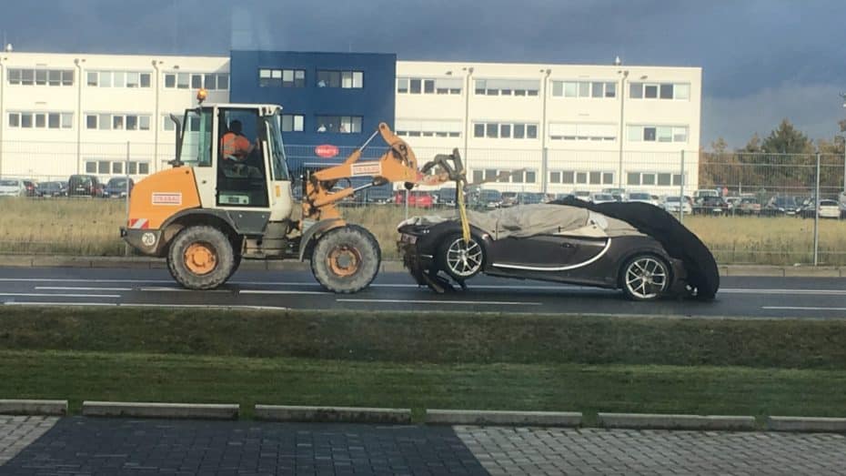 Para llorar: El Bugatti Chiron no lleva ni un año en el mercado y ya hay uno accidentado