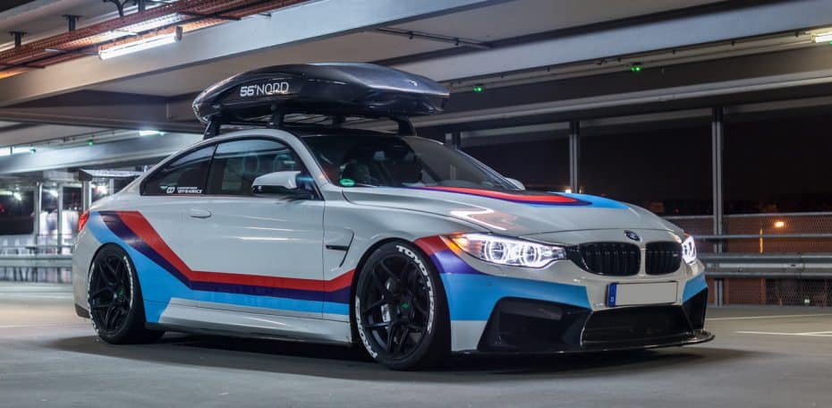 Escape Akrapovic, suspensión Bilstein, fibra de carbono y 710 CV ¡Este BMW M4R será tu sueño!