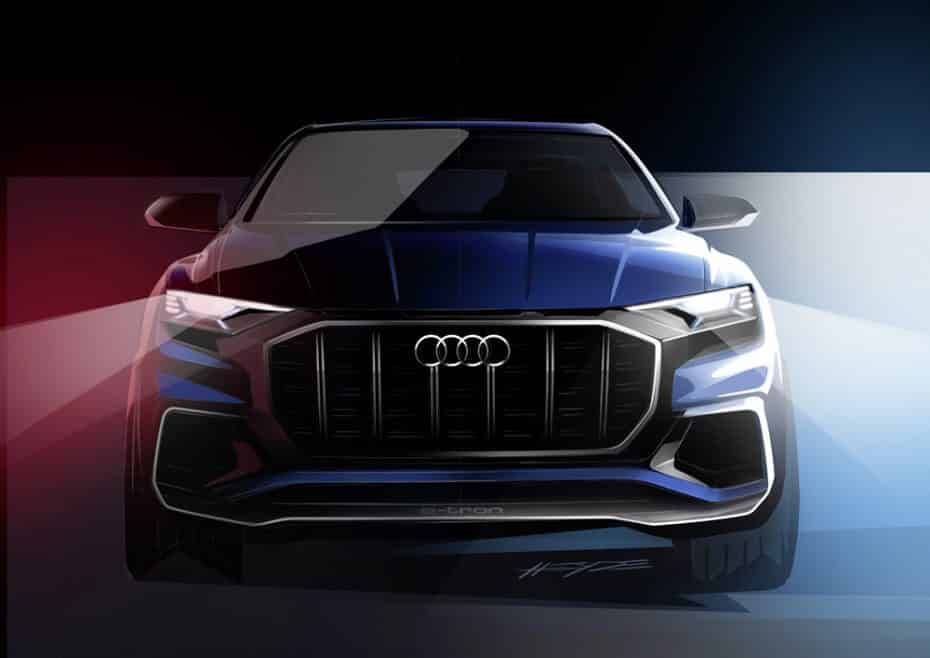 Audi se adentra en el mundo de los grandes SUV coupés: Así de imponente luce el Audi Q8 concept