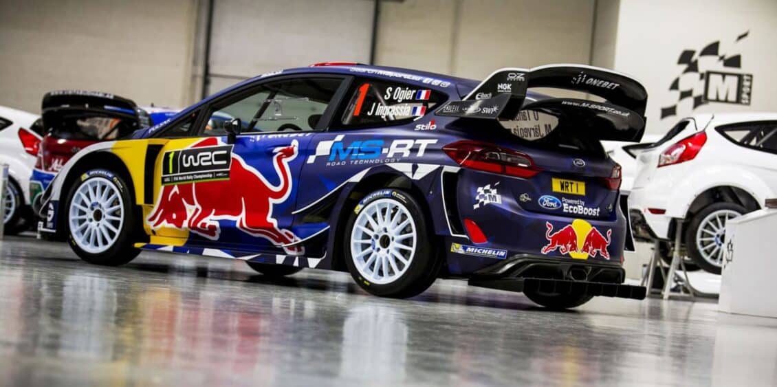 Así han quedado los Ford Fiesta WRC: Ojo, la librea de Red Bull lleva ganando 9 años…