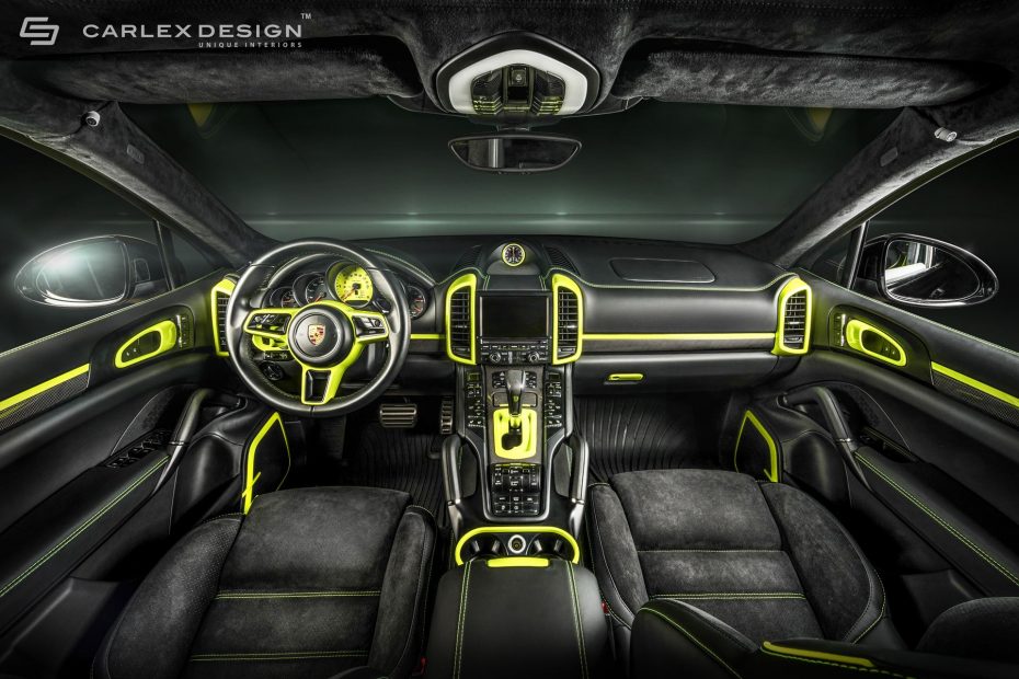 ¿El interior más bestia jamás creado para un Porsche Cayenne? Ojo a la obra de arte de Carlex Design…