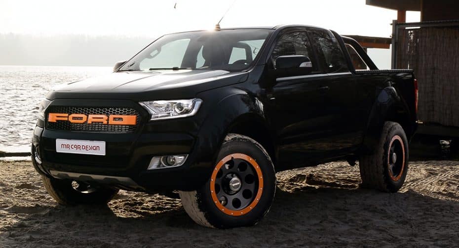 Así es el Ford Ranger de MR Car Design transformado para ir a hacer surf con mucho estilo