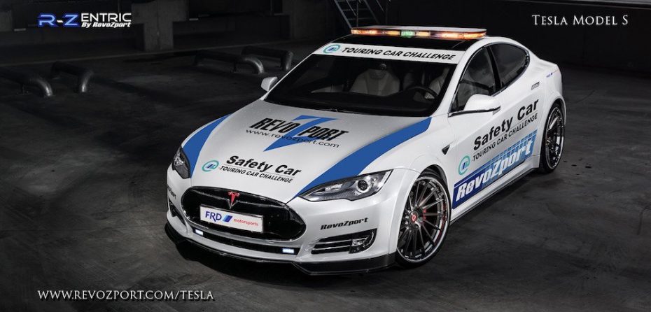 ¿El Safety Car de la Fórmula E? Nada menos que este Tesla Model S con un kit RevoZport R-Zentric